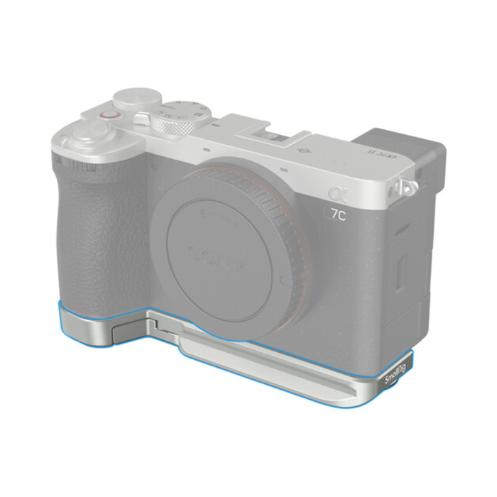 SmallRig Bottom Mount Plate for Sony a7C II & a7CR (Silver) 4439