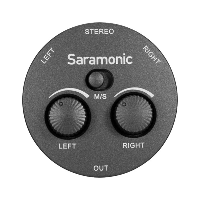Saramonic AX1 Passive 2-Channel Audio Mixer for Cameras, Smartphones, Tablets, and Computers
