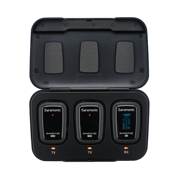 Saramonic Blink 500 ProX B2R 2-Person Digital Camera-Mount Wireless Omni Lavalier Microphone (Black, 2.4 GHz)