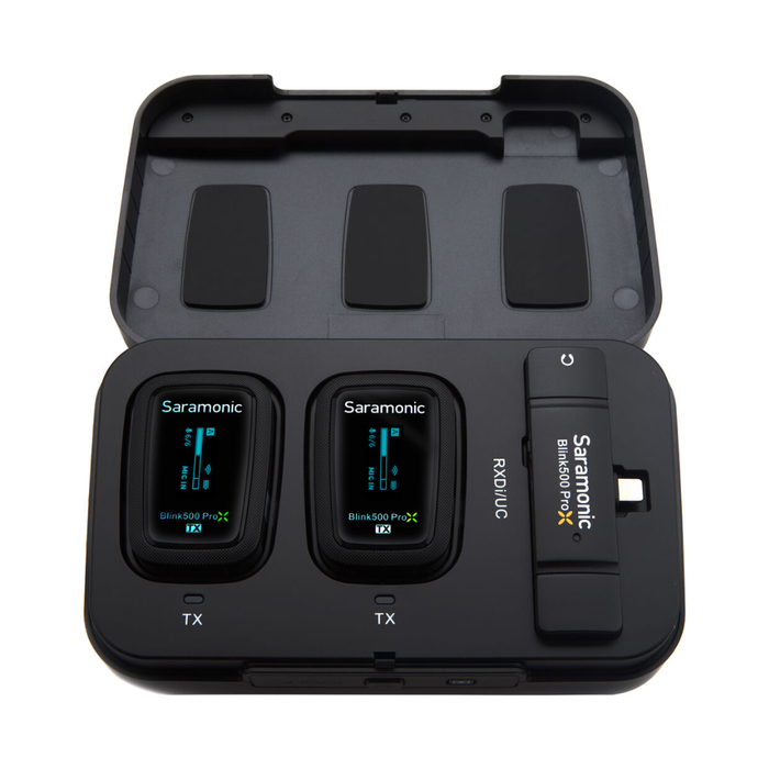 Saramonic Blink 500 ProX B6 Two-Person Digital Wireless Lavalier Microphone with USB-C Connector (2.4 GHz)
