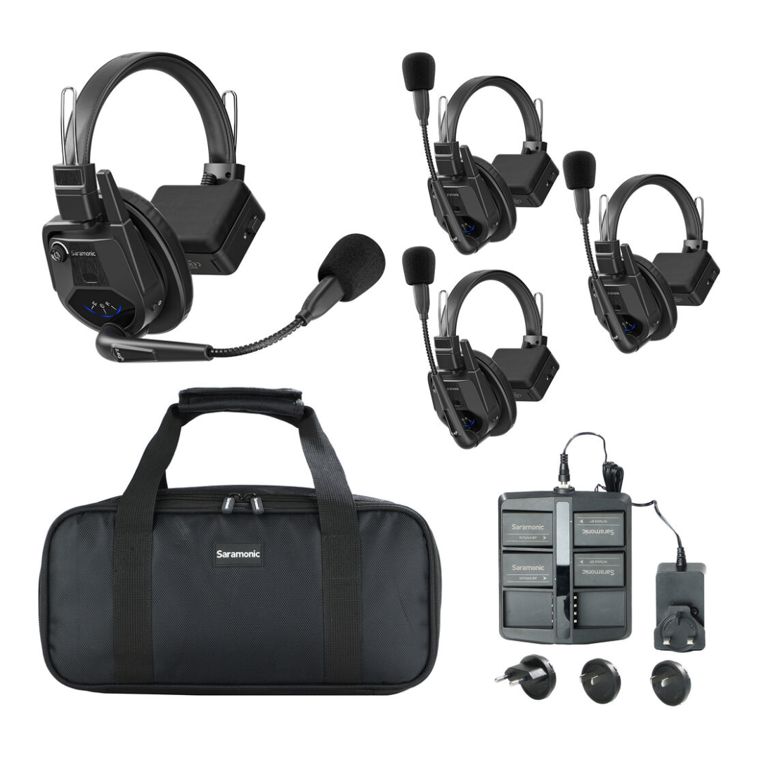 Saramonic WiTalk9 SE-4S 4-Person Full-Duplex Wireless Intercom System ...
