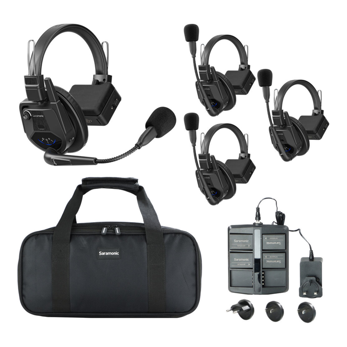 Saramonic WiTalk9 SE-4S 4-Person Full-Duplex Wireless Intercom System (2.4 GHz)