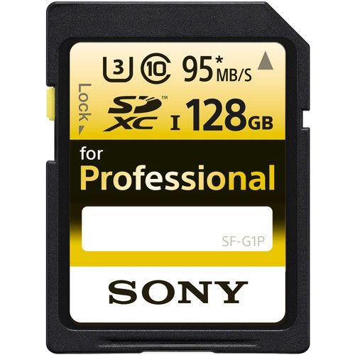 Sony SF-G1P 128GB Professional SDXC Memory Card