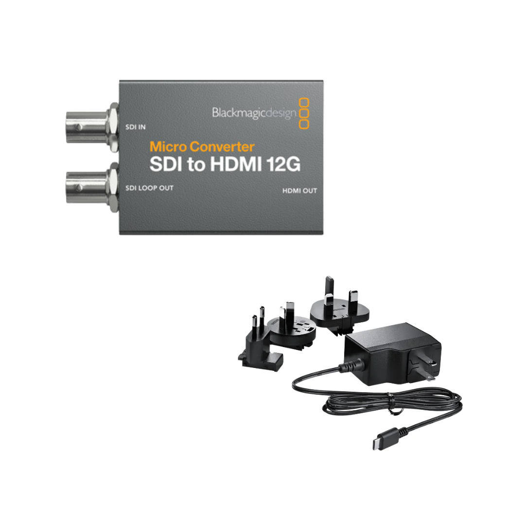 Blackmagic Design Micro Converter SDI to HDMI 12G with PSU