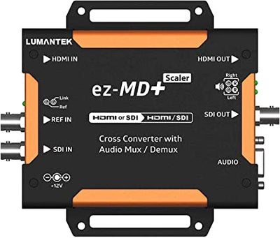Lumantek MD+ HDMI/SDI Cross Converter with Audio Mux/Demux and Scaler