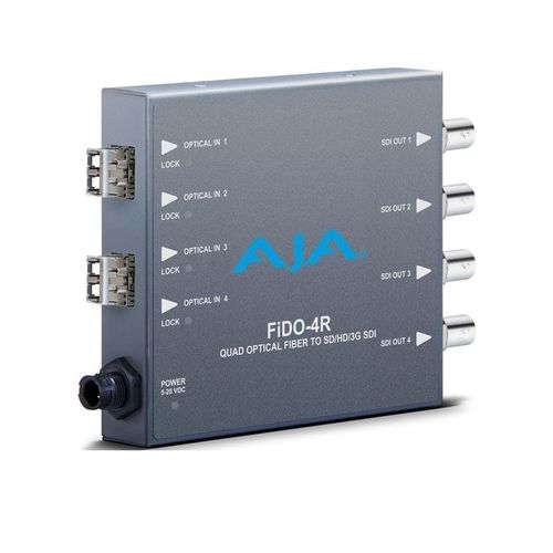 AJA FiDO-4R Quad Optical Fiber to SD/HD/3G-SDI