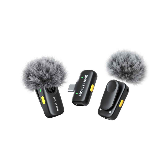 Hollyland LARK A2 Mini Duo Wireless Microphone 2TX USB-C