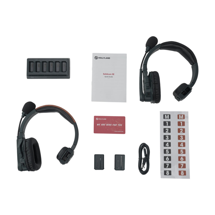 Hollyland Solidcom SE 2S Global Intercom System (2.4 GHz)