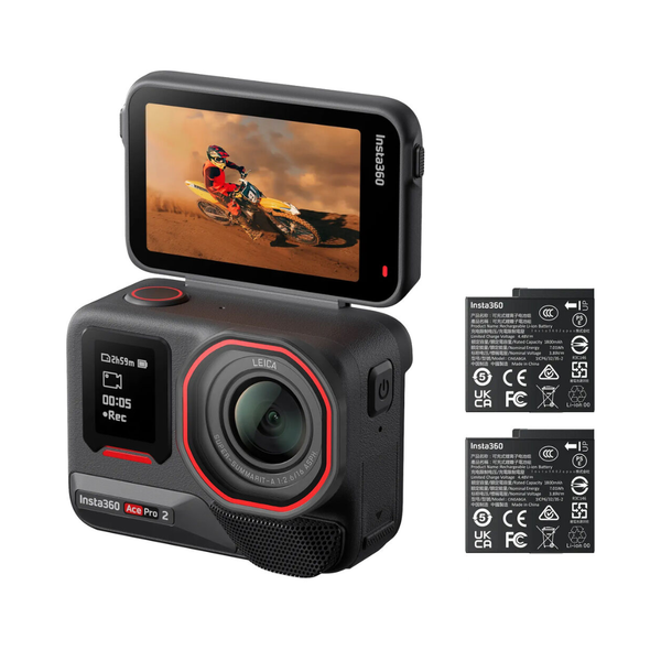 Insta360 Ace Pro 2 Action Camera Dual Battery Bundle