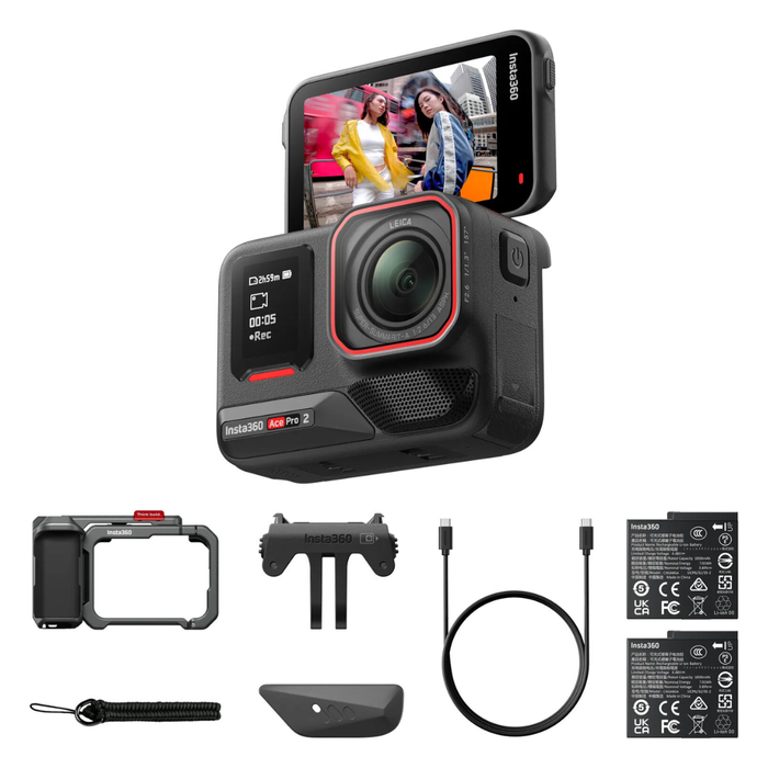 Insta360 Ace Pro 2 Action Camera Dual Battery Xplorer Bundle