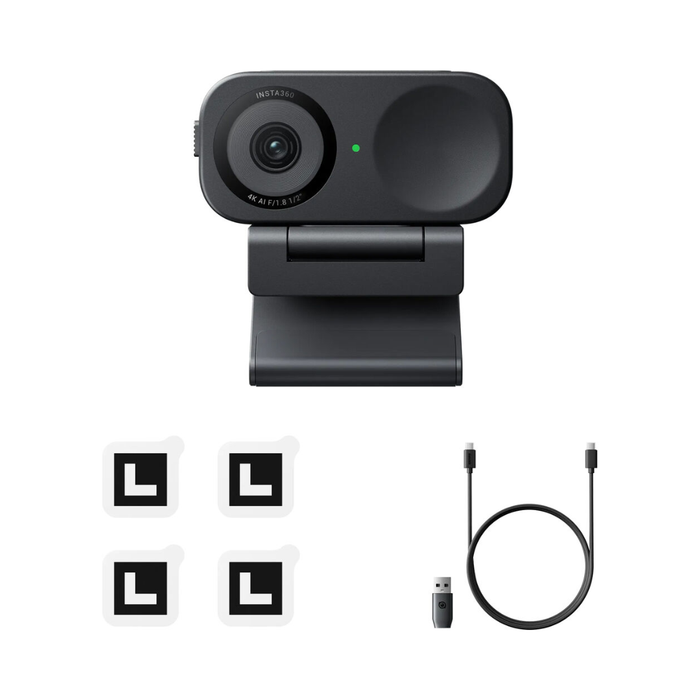 Insta360 Link 2C 4K AI Webcam (Black)