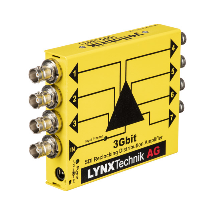 Lynx Technik AG Yellobrik DVD 1817 3Gbit 1 x 7 SDI Reclocking Distribution Amplifier