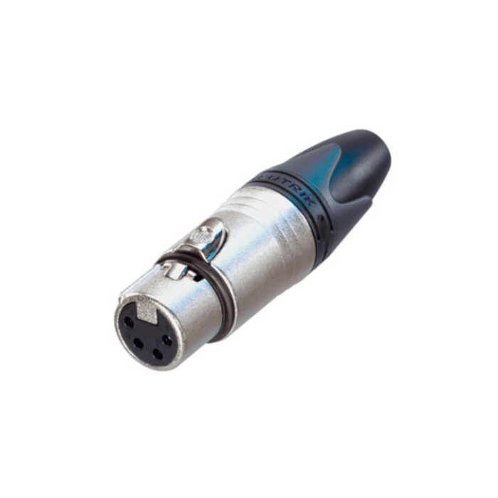 Neutrik NC4FXX 4-Pole Female Cable Connector - Silver Contacts