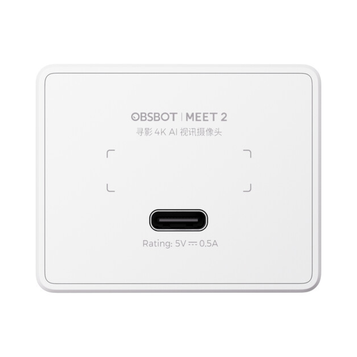 OBSBOT Meet 2 4K Webcam - Cloud White