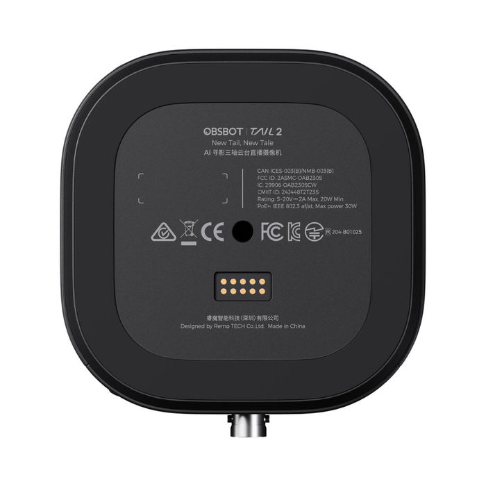 OBSBOT Tail 2 AI-Powered PTZR 4K Live Production Camera