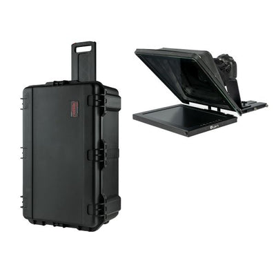 IKan Professional 15" High Bright Teleprompter with Hard Case Travel Kit