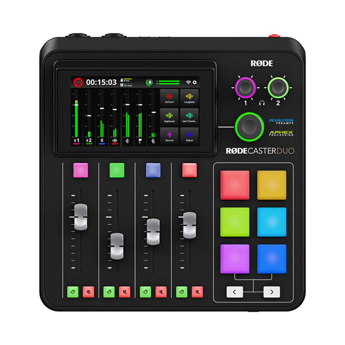 RODE RODECaster Duo Integrated Audio Production Studio - Black