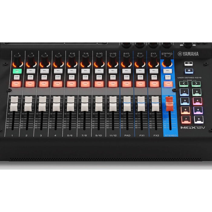 Yamaha MGX12V 12-Channel Digital Audio Mixer dengan Video Interface