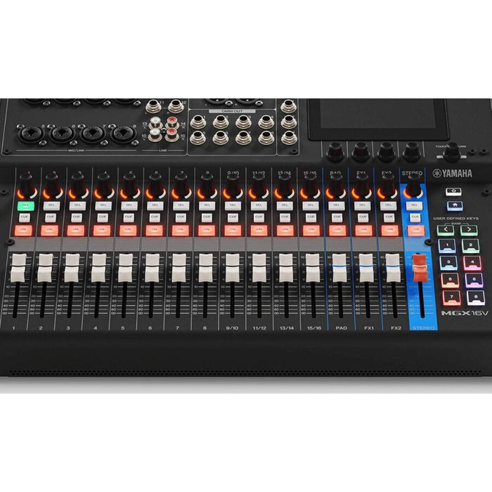 Yamaha MGX16V 16-Channel Digital Audio Mixer dengan Video Interface