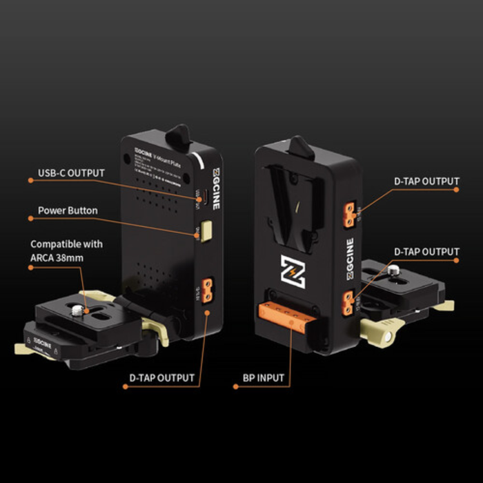 ZGCINE VM-VP4 Quick Release V-Mount Battery Plate