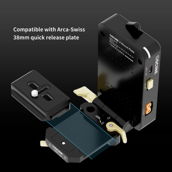 ZGCINE VM-VP4 Quick Release V-Mount Battery Plate