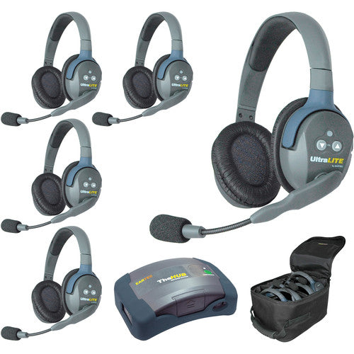 Eartec HUB5D - 5 Person Headset Wireless Communication Intercom