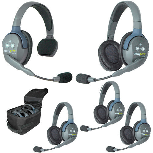 Eartec UL514 - UltraLITE 5 Person Headset Wireless Communication Intercom