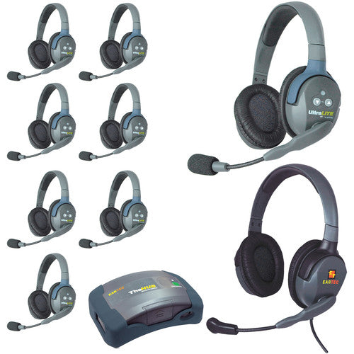 Eartec HUB9DMXD - 9 Person Headset Wireless Communication Intercom