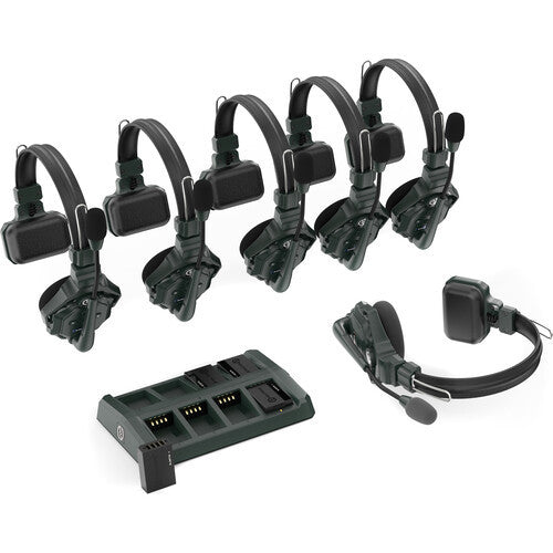 Hollyland Solidcom C1 6S Full Duplex Wireless Intercom 6 Headset