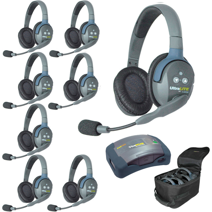 Eartec HUB8D - 8 Person Headset Wireless Communication Intercom