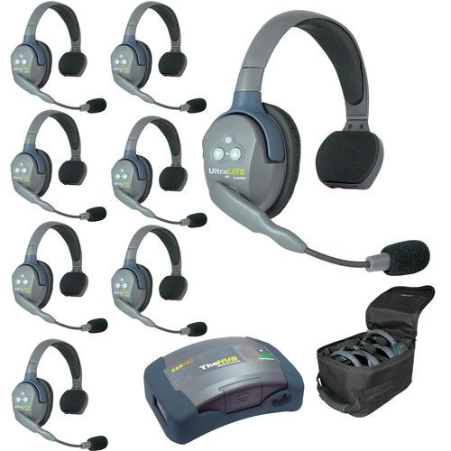 Eartec HUB8S - 8 Person Headset Wireless Communication Intercom