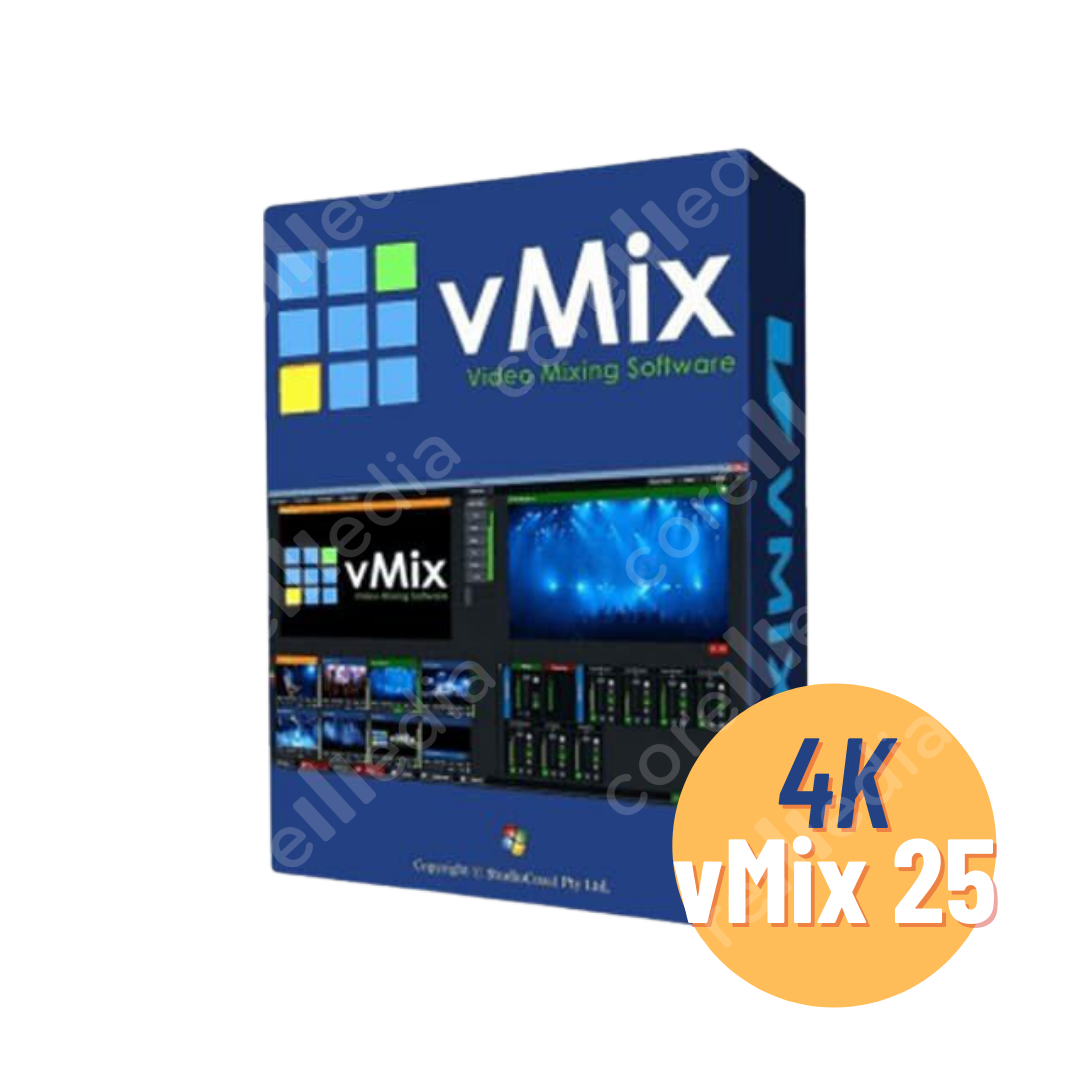 vMix 4K Live Production Software- Core Media Indonesia